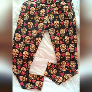 DAY OF THE DEAD LEGGINGS LG/XL